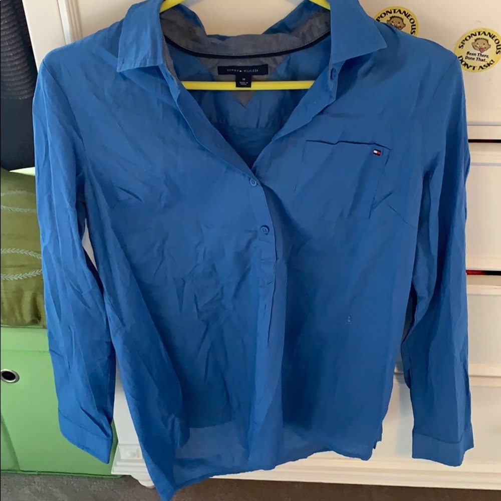 Tommy Hilfiger Blue Botton Down top